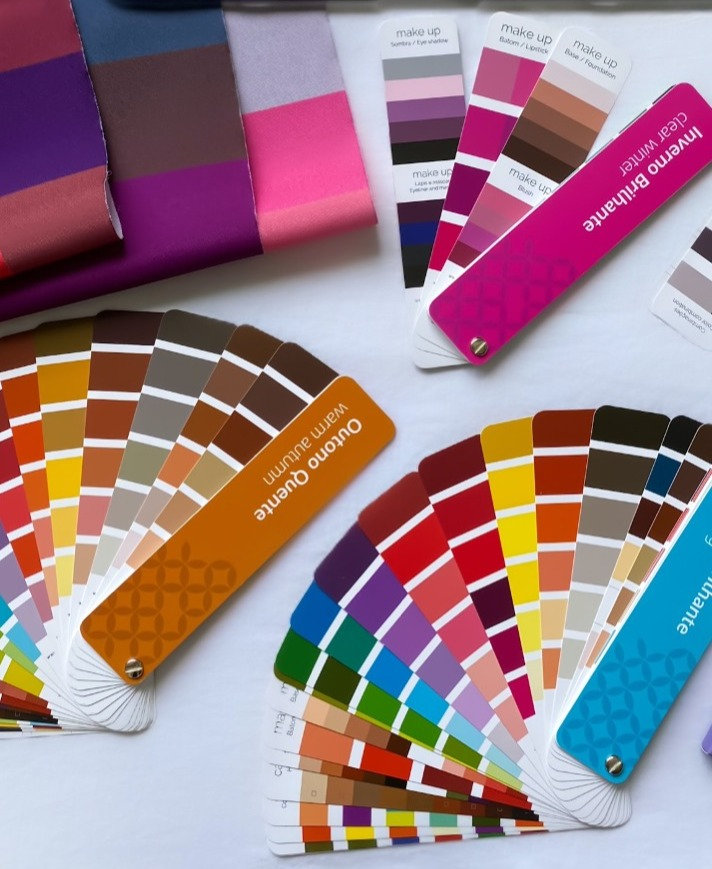 Cartela de cores usada na Coloração Pessoal